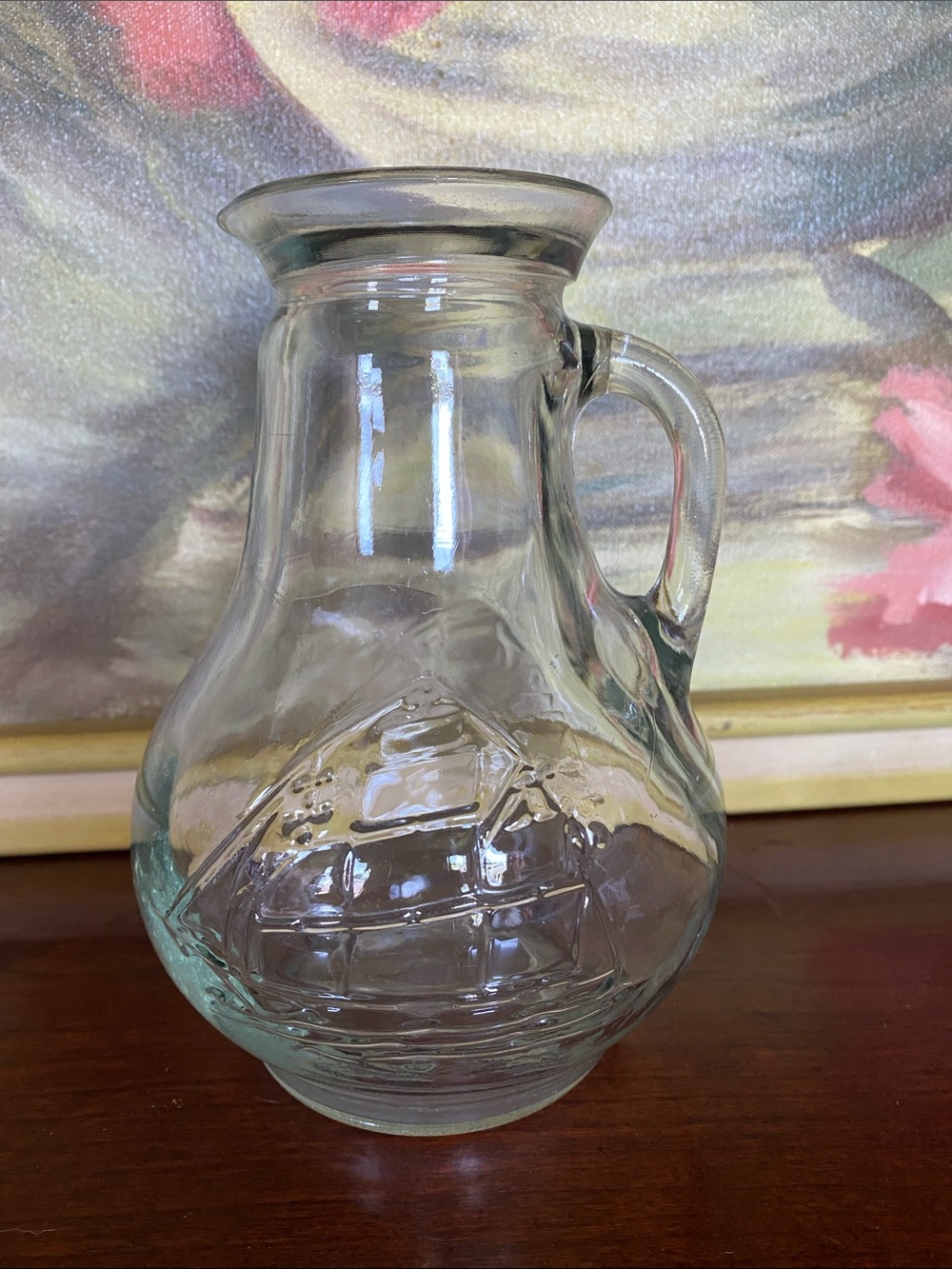 Vintage Glass Pitcher